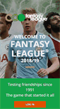 Mobile Screenshot of m.fantasyleague.com